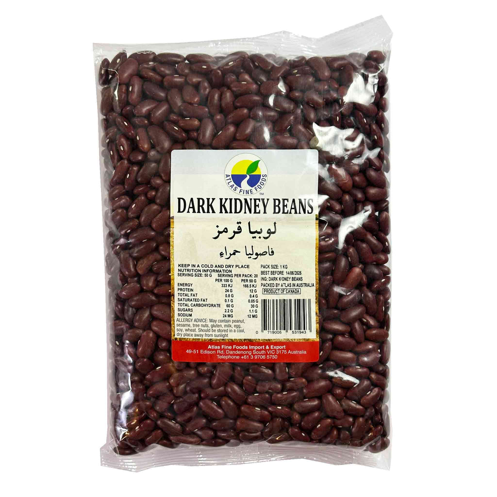 Dark Kidney Beans 1 Kg Atlas