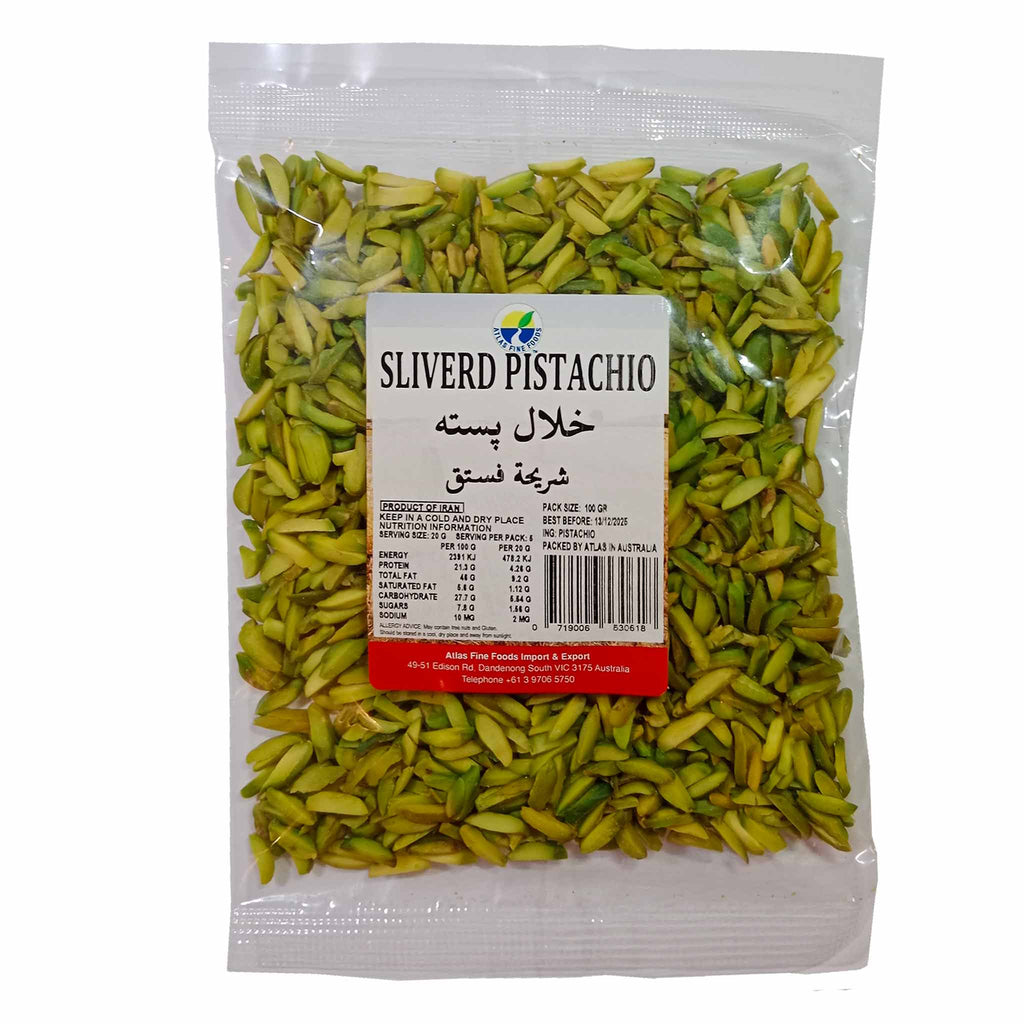 Sliverd Pistachio 100 gr Atlas