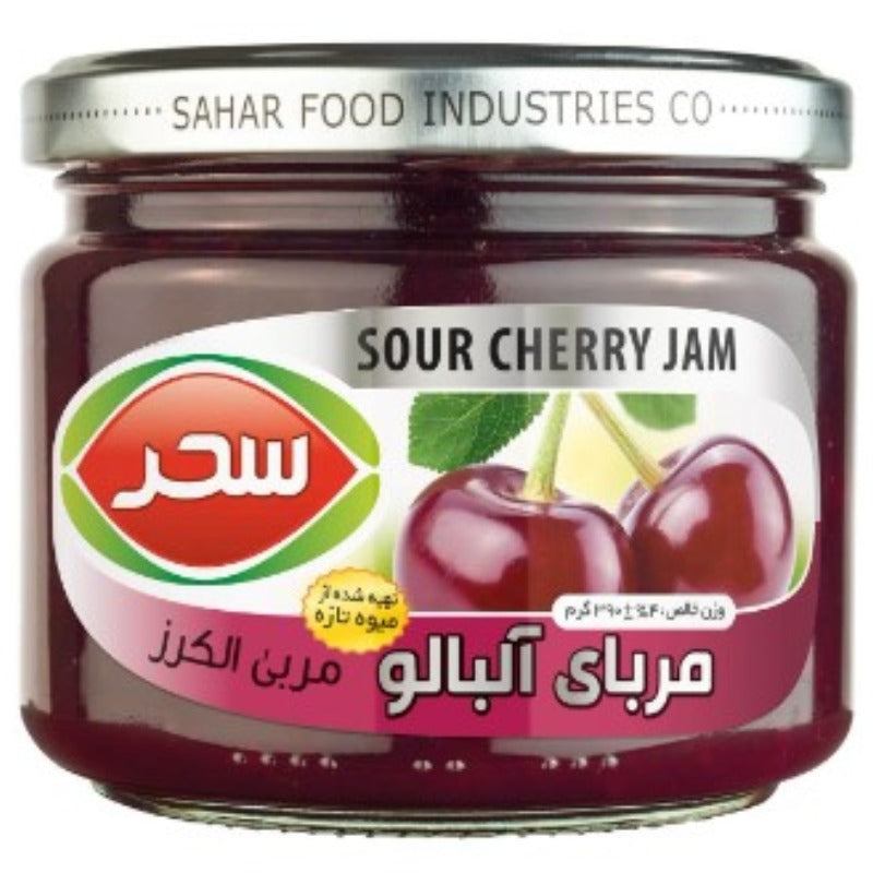 Sour cherry Jam 390gr Sahar