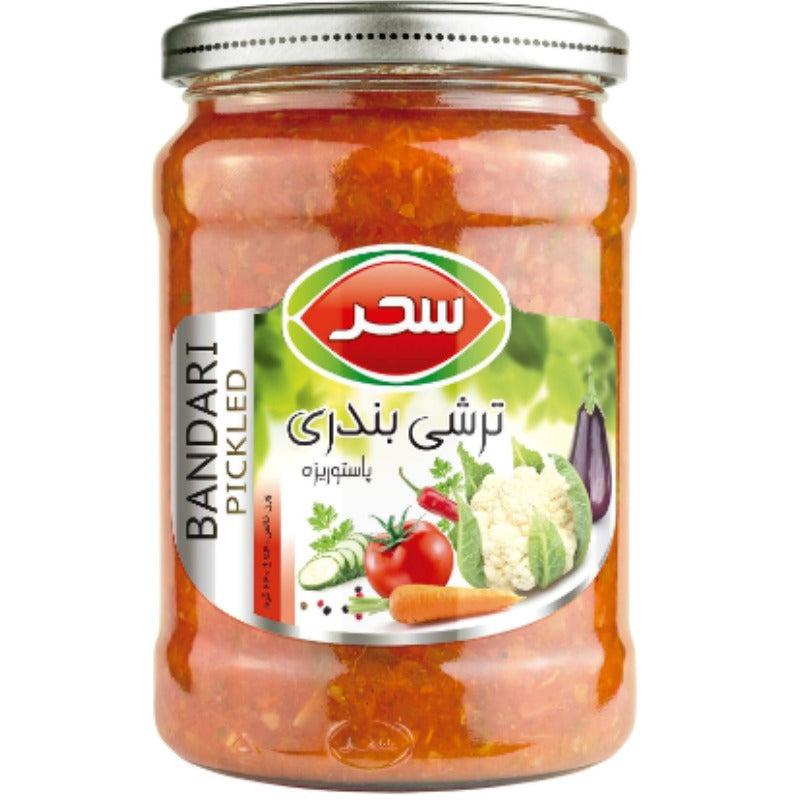 Spicy Mixed Pickled Vegetables 640 gr (Bandari) Sahar