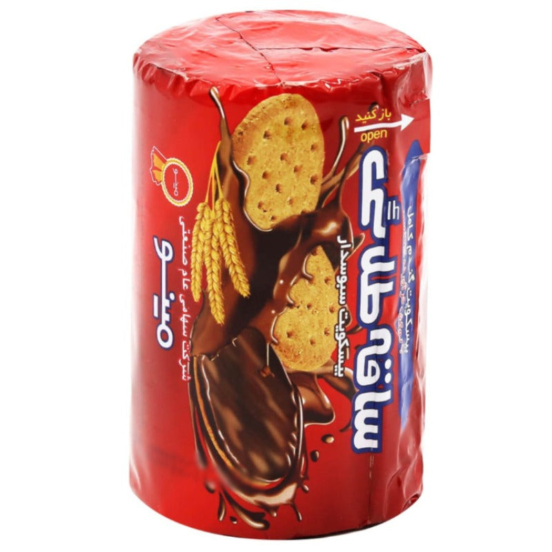 Sweet Meal Whole-Wheat Biscuit chocolate coated-Saagheh Talaee 200gr