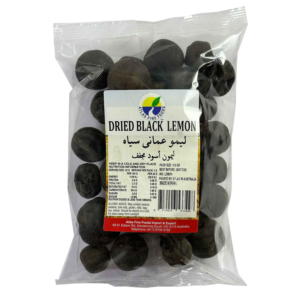 Dried Black Lemon 150 gr Atlas