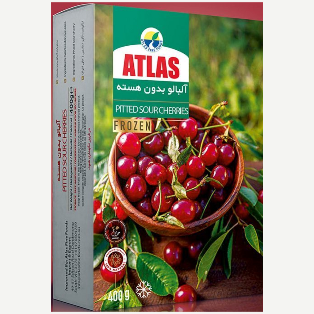 Frozen Pitted Sour Cherries 400 gr Atlas