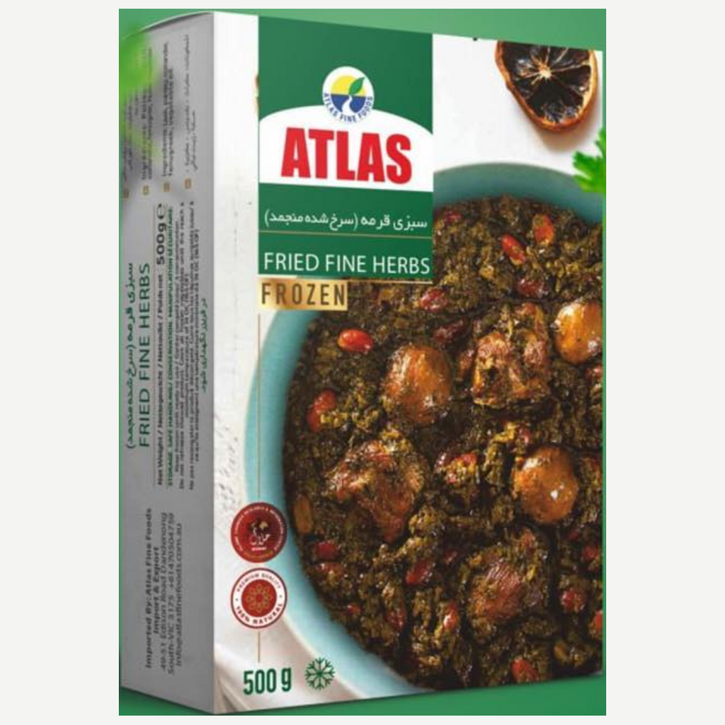 Frozen Fried Fine Herbs(Ghormeh Sabzi) 500gr Atlas